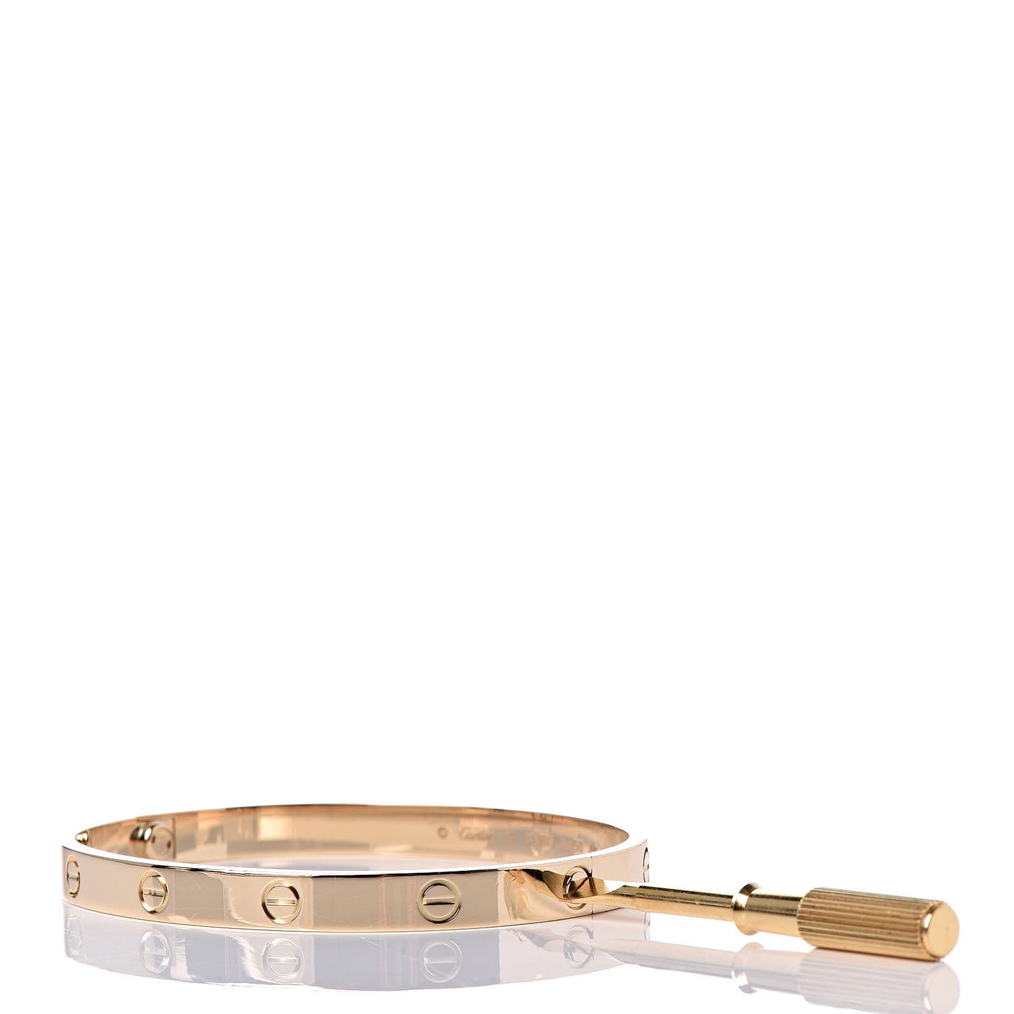 18K Yellow Gold LOVE Bracelet 19