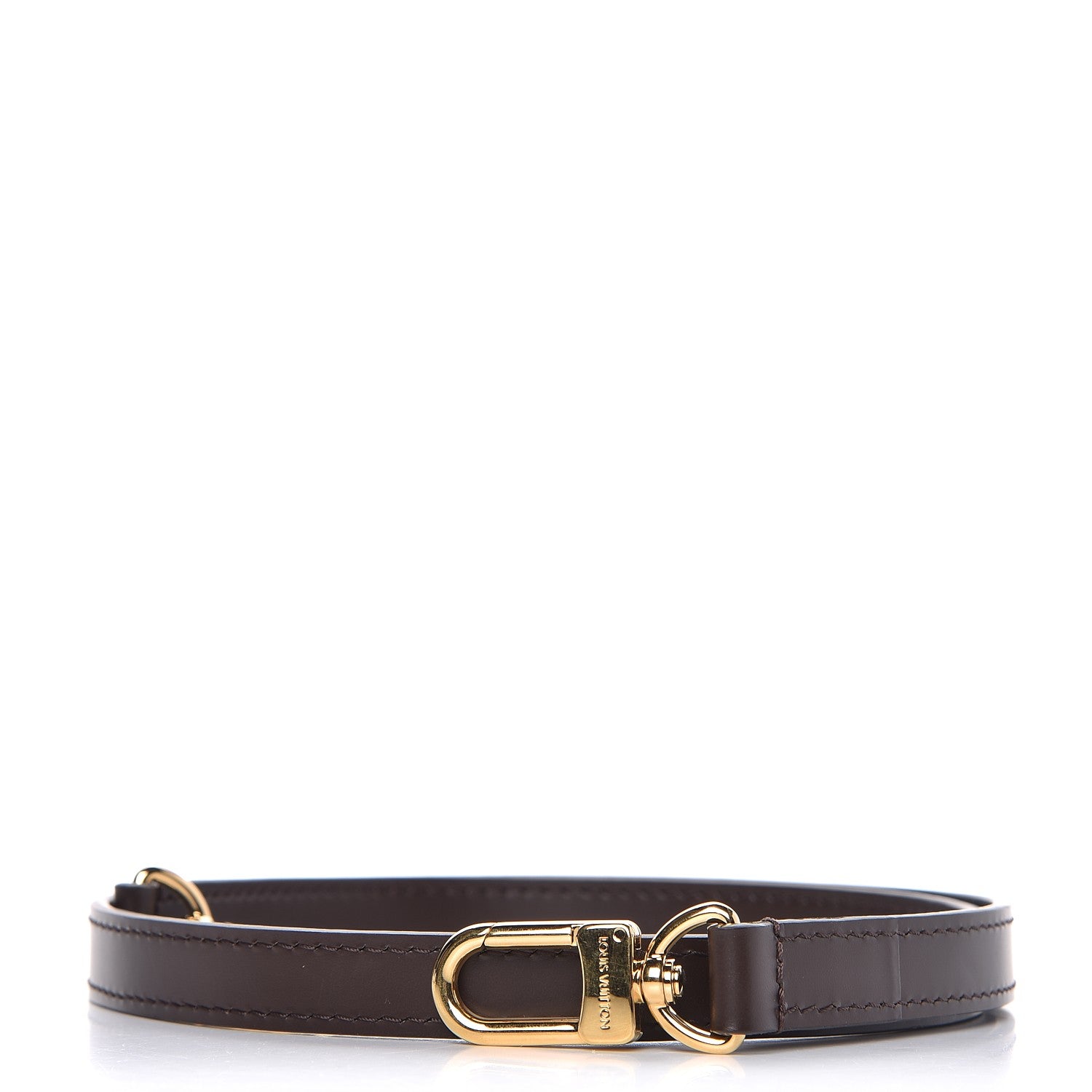 Louis Vuitton Calfskin 16mm Shoulder Strap Brown 1 of 2