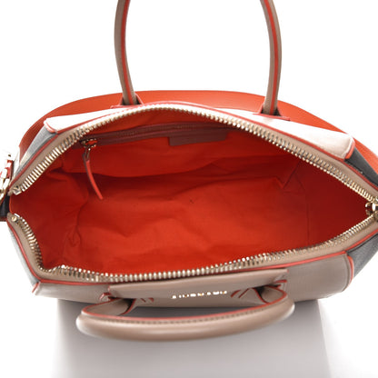 Givenchy Sugar Goatskin Medium Tri-Color Antigona Taupe Black Orange 5 of 9