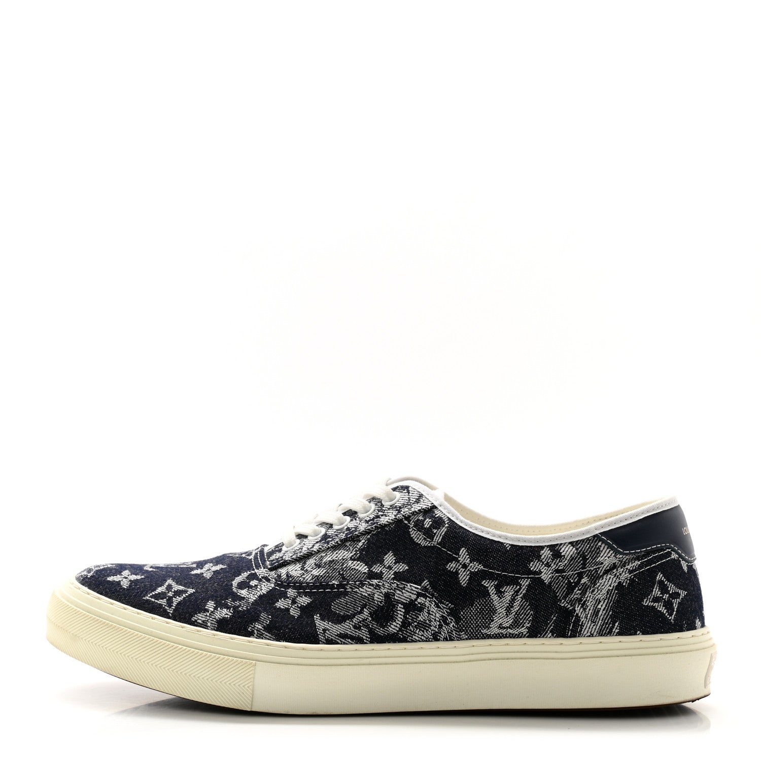 Louis Vuitton Monogram Denim Sneakers 12 Grey 1 of 9