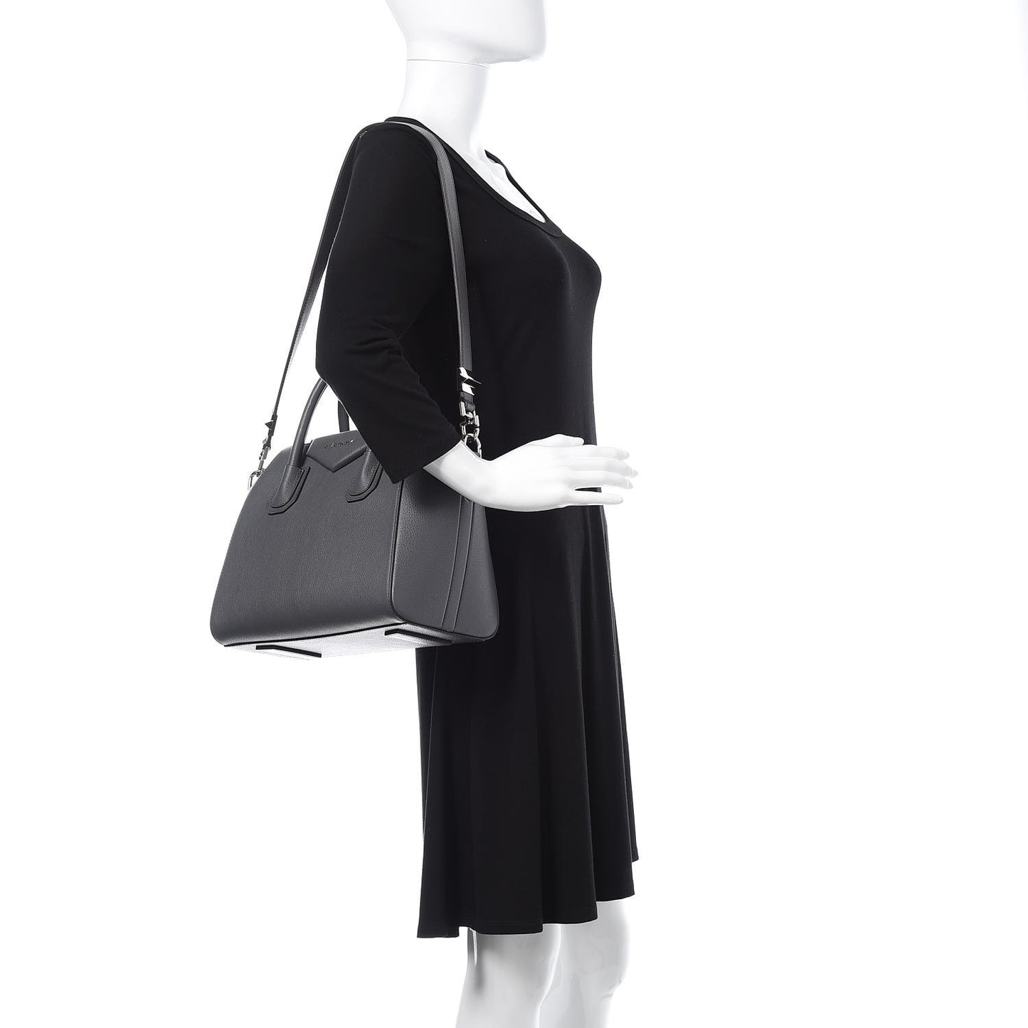 Sugar Goatskin Small Antigona Storm Grey