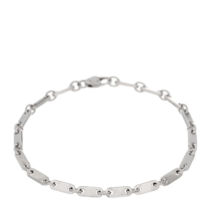 Cartier 18K White Gold 3.5mm Fidelity Link Bracelet 1 of 4