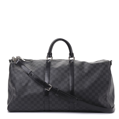 Louis Vuitton Damier Graphite Keepall Bandouliere 55 1 of 16