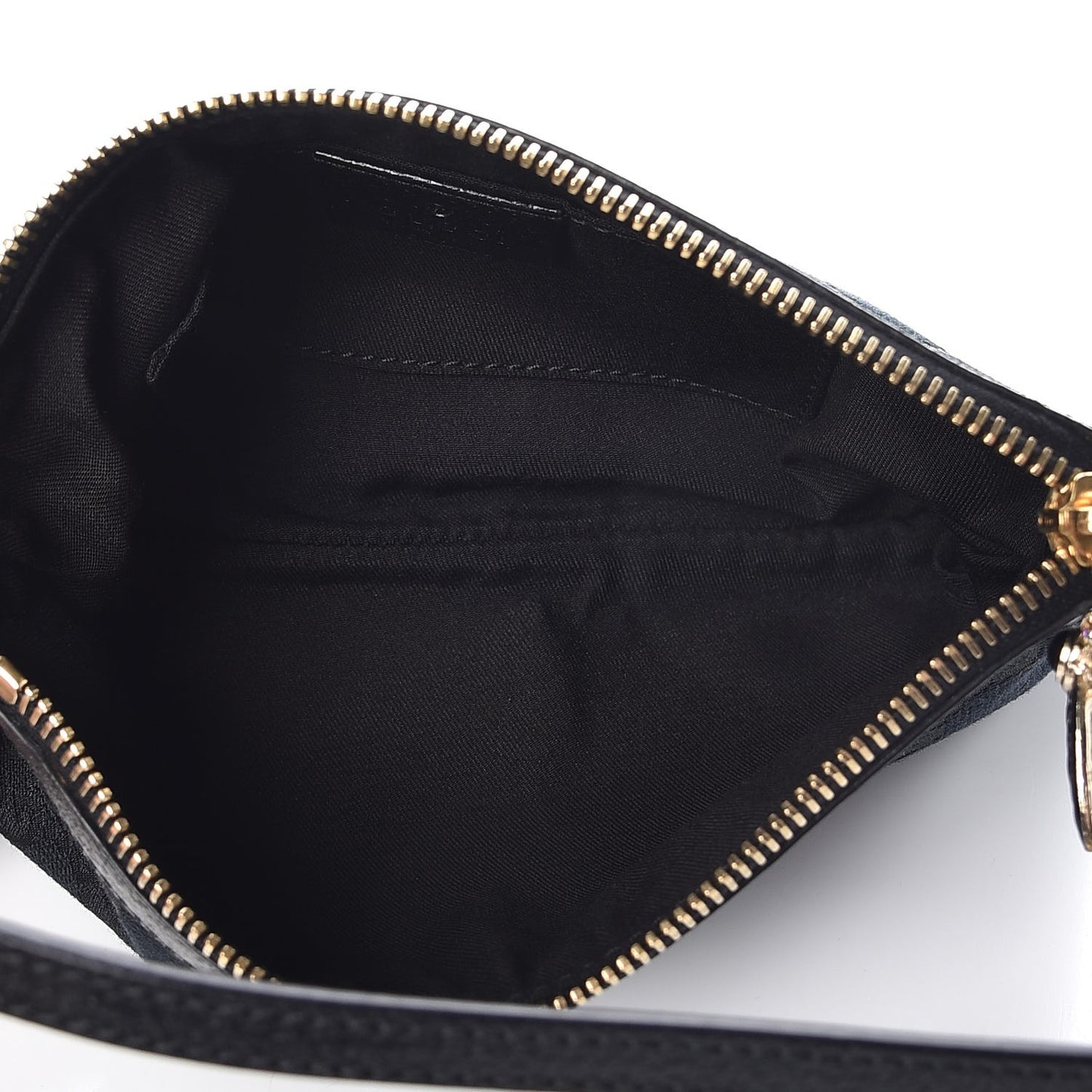 Monogram Bumble Bee Charm Pochette Black