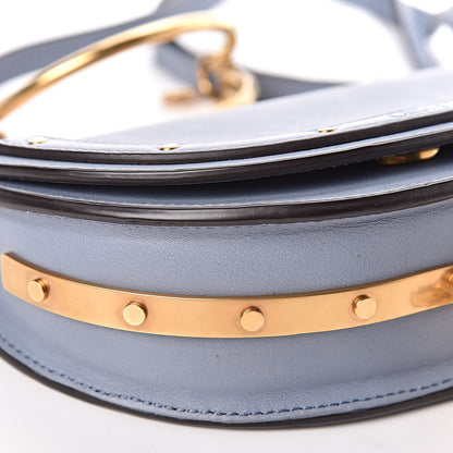 Chloe Calfskin Small Nile Bracelet Minaudiere Bag Washed Blue 5 of 8