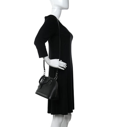 Louis Vuitton Epi Alma BB Black 2 of 13
