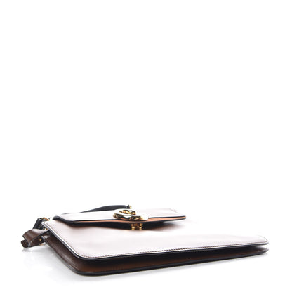 Chloe Calfskin Suede Medium C Shoulder Bag Sharp Brown 5 of 10