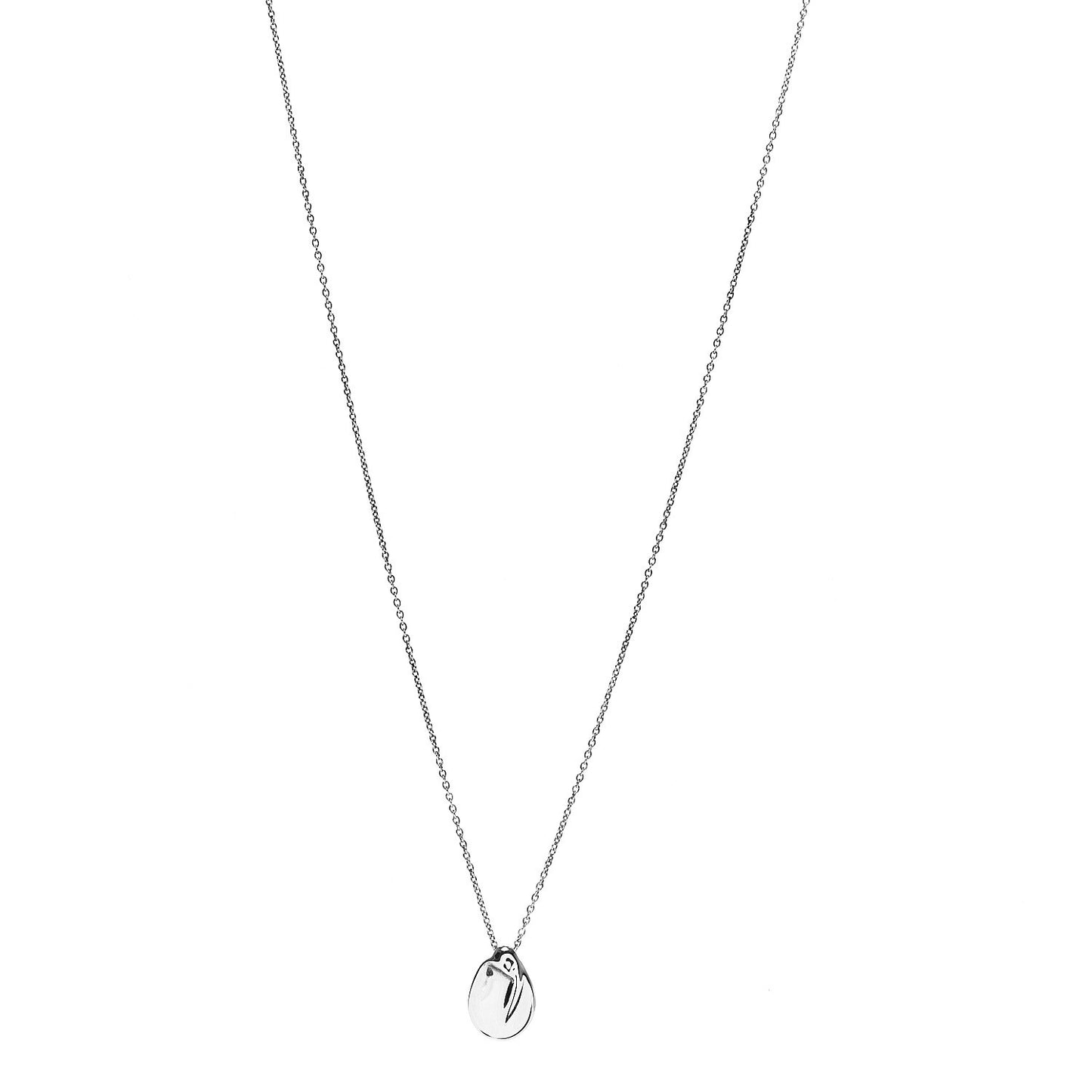 Sterling Silver Elsa Peretti Madonna Pendant Necklace