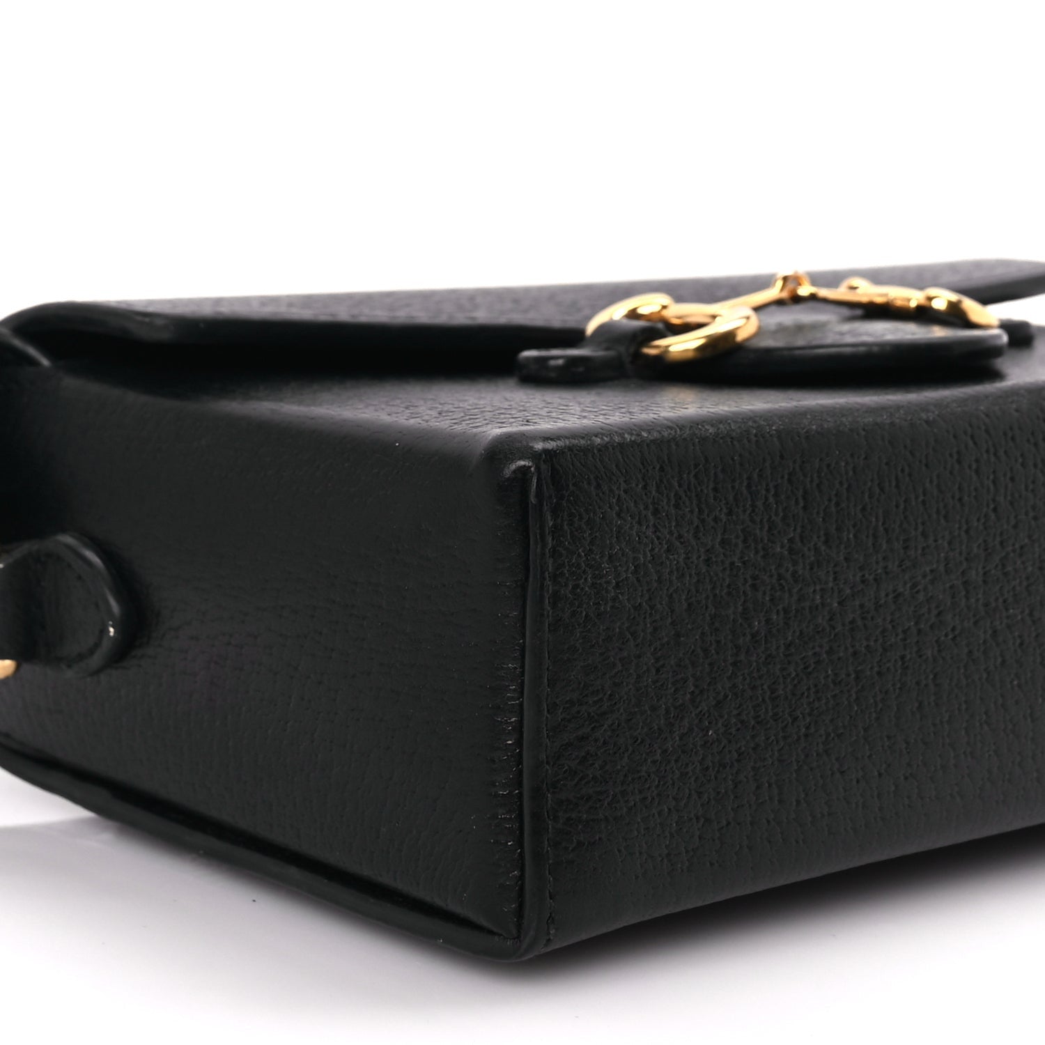 Gucci Calfskin Horsebit 1955 Shoulder Bag Black 8 of 10