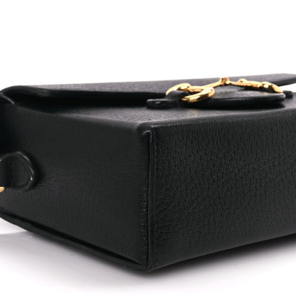 Gucci Calfskin Horsebit 1955 Shoulder Bag Black 8 of 10