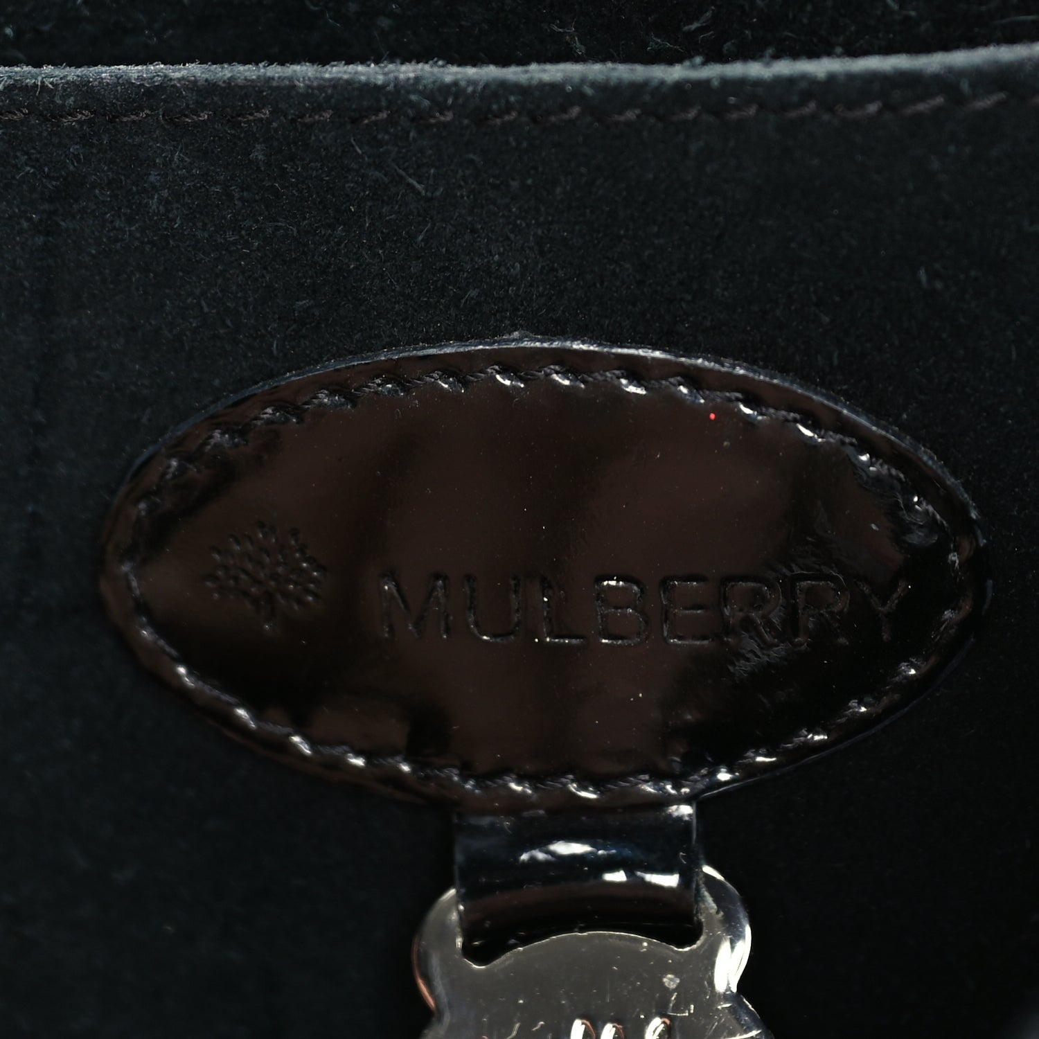 Mulberry Patent Bayswater  Black 5 of 8