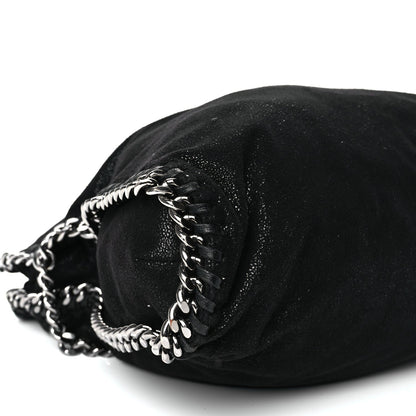 Stella McCartney Shaggy Deer Small Falabella Fold Over Tote Black 8 of 10