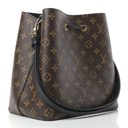 Louis Vuitton Monogram Neonoe MM Black 3 of 11