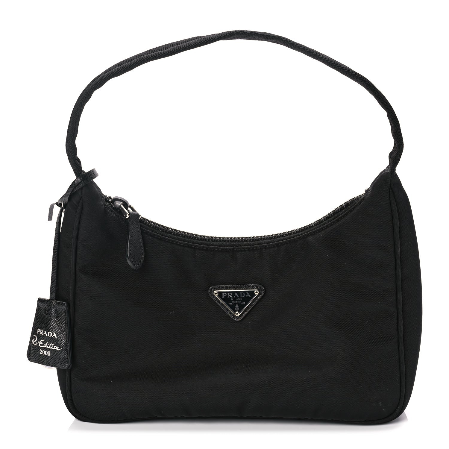 Prada Tessuto Nylon Mini Re-Edition 2000 Bag  Black 1 of 8