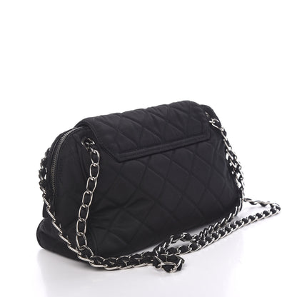 Prada Nylon Tessuto Impuntu Quilted Flap Black 2 of 9