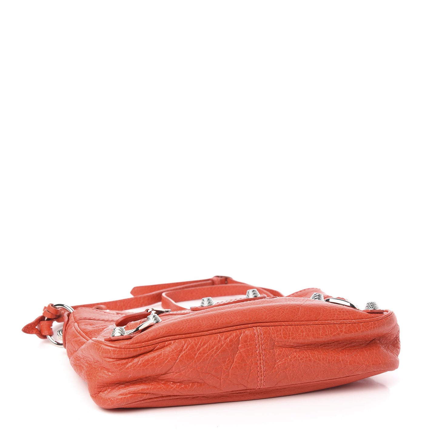 Agneau Giant 12 Silver Hardware Hip Rose Corail