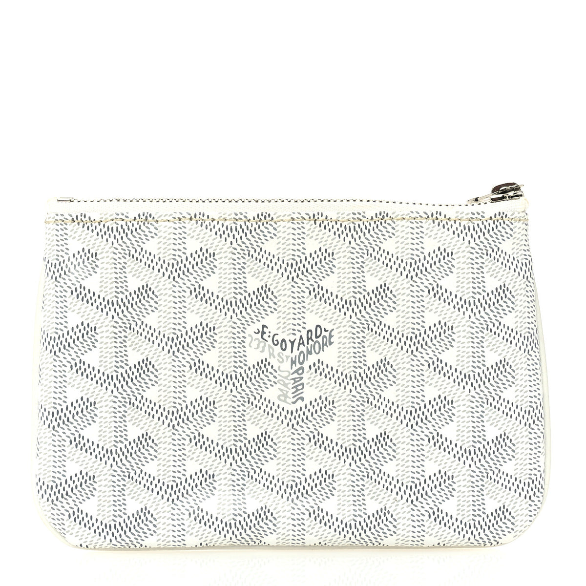 Goyardine Senat Pochette PM White