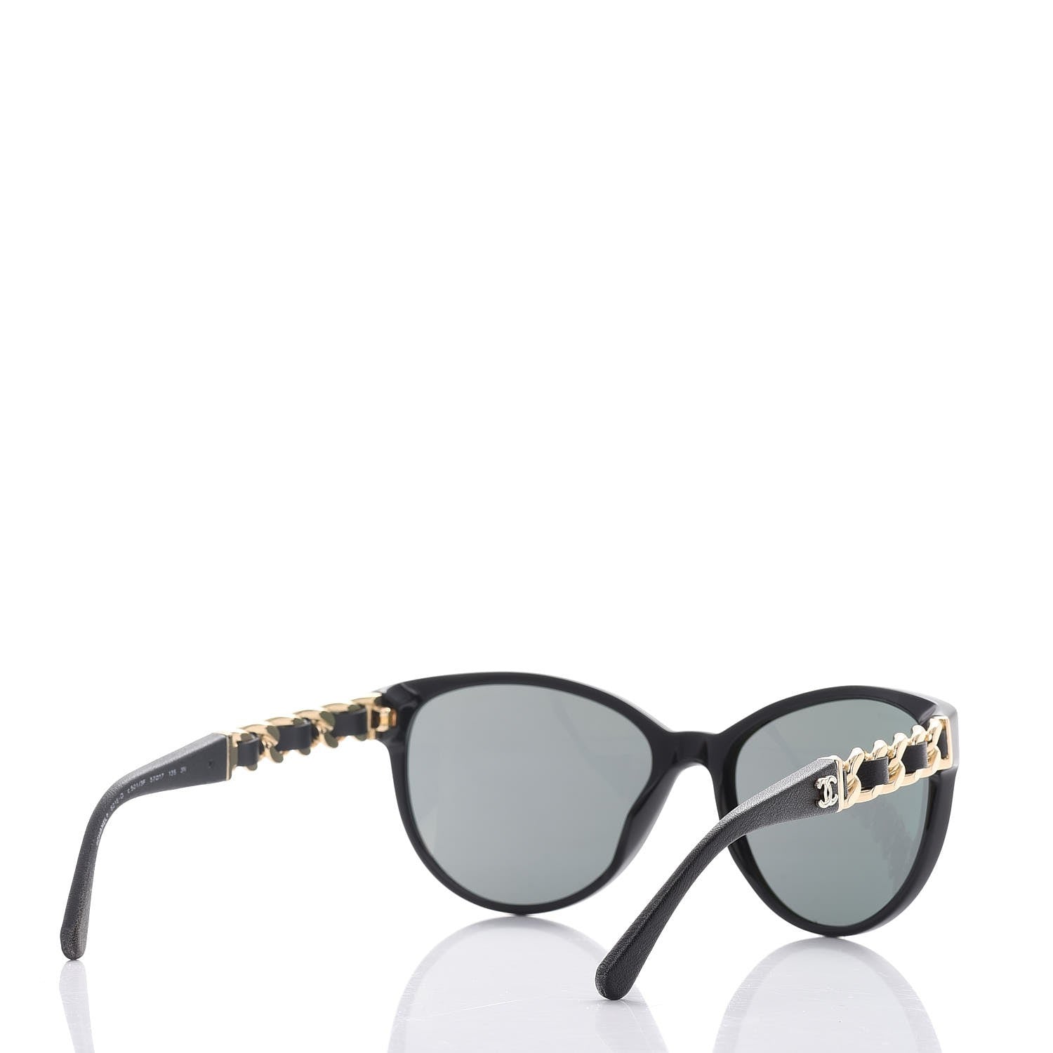 Chanel CC Chain Sunglasses 5215Q Black 8 of 10