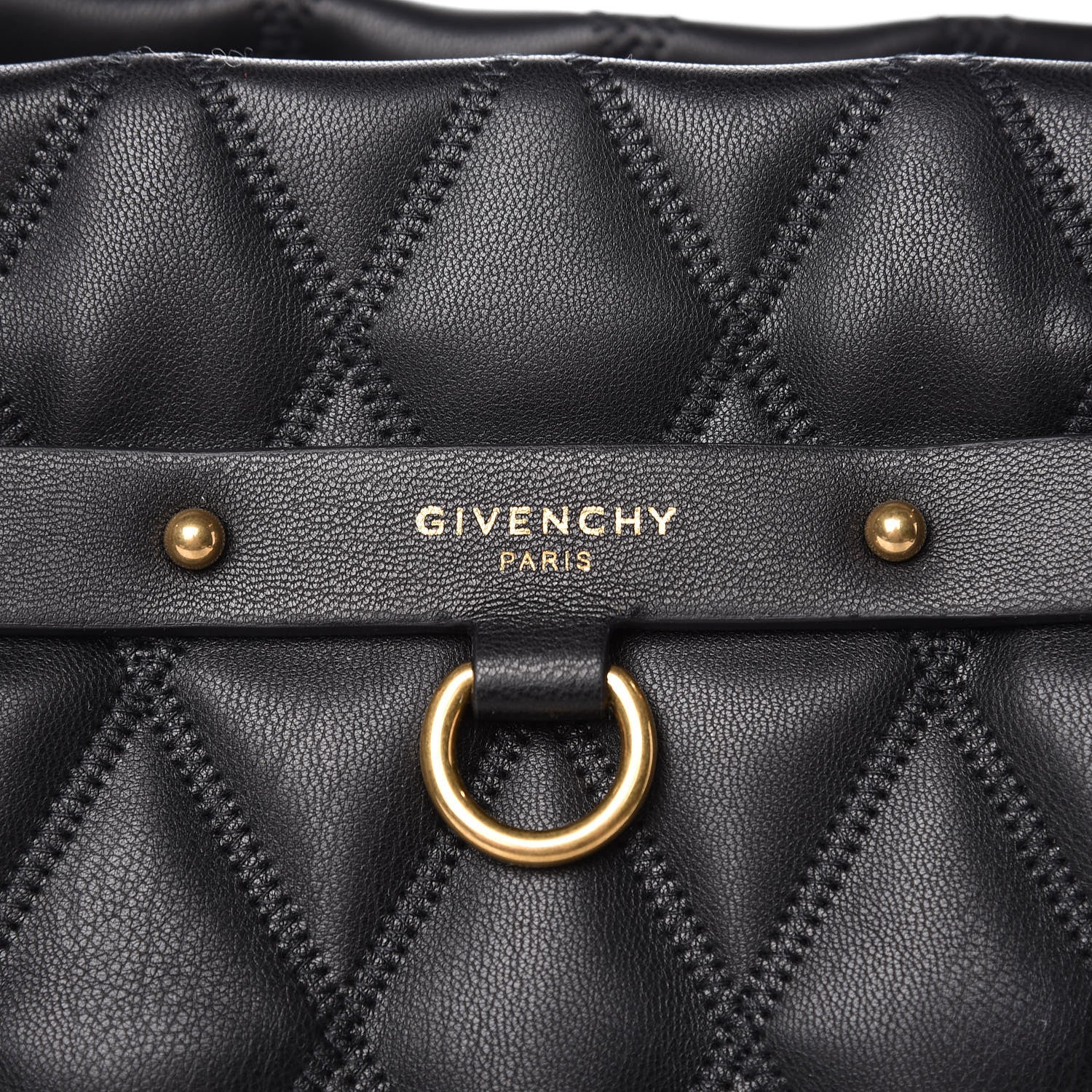 Givenchy Rubber Effect Canvas Quilted Duo Shopper Tote Black 11 of 11