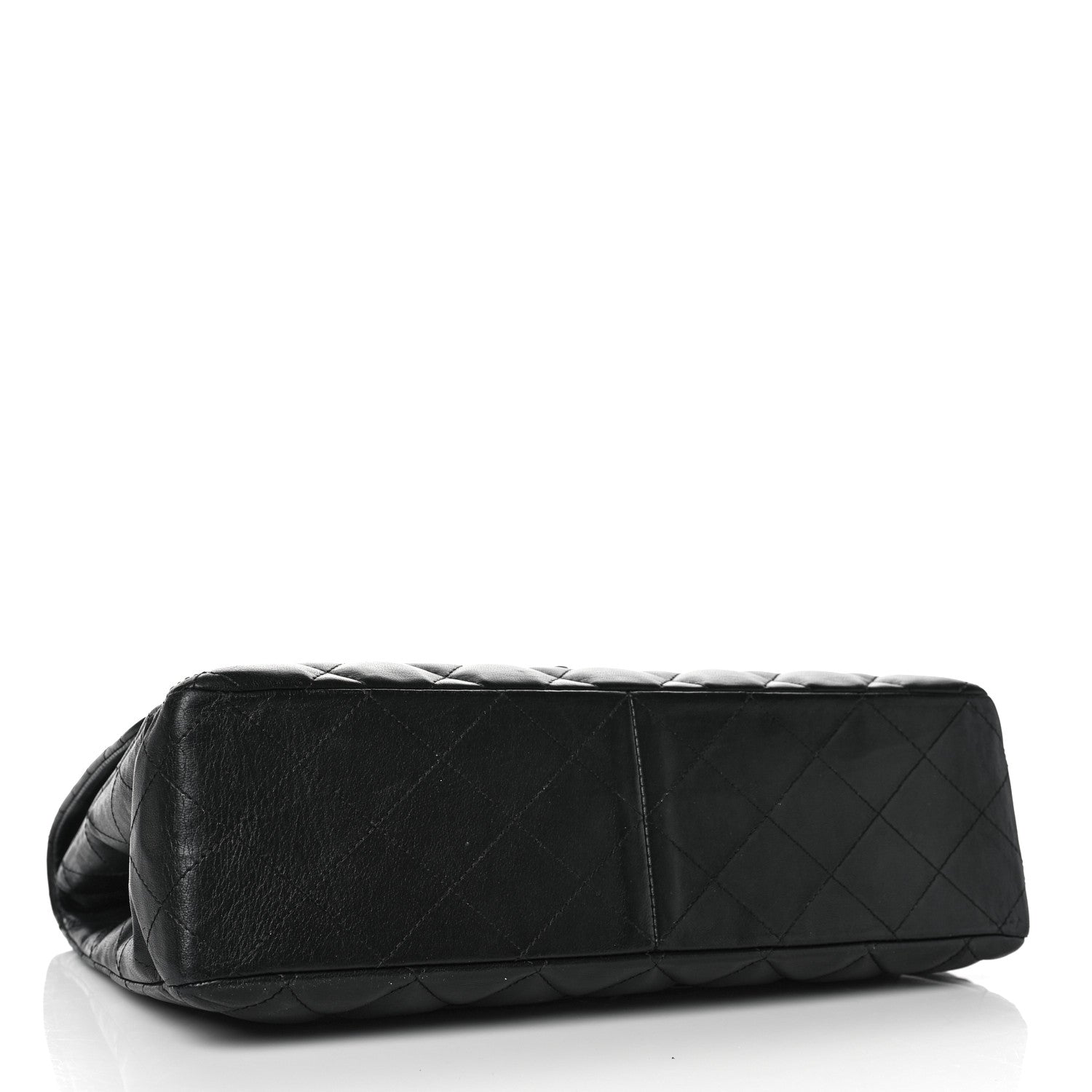 Chanel Lambskin Quilted Jumbo Single Flap Black 3 of 8