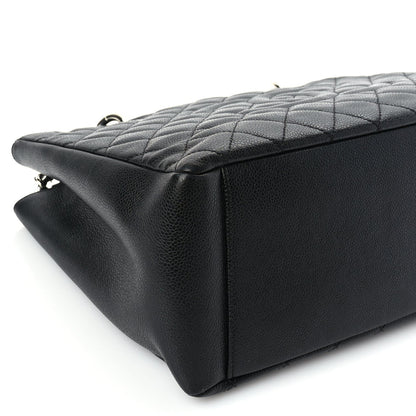 Chanel Caviar Quilted Grand Shopping Tote GST Black 8 of 9