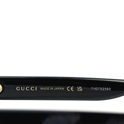 Gucci Acetate Round Sunglasses GG0035SN Black 5 of 6