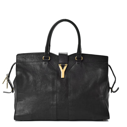 Saint Laurent Sheepskin Large Cabas ChYc Black 1 of 21