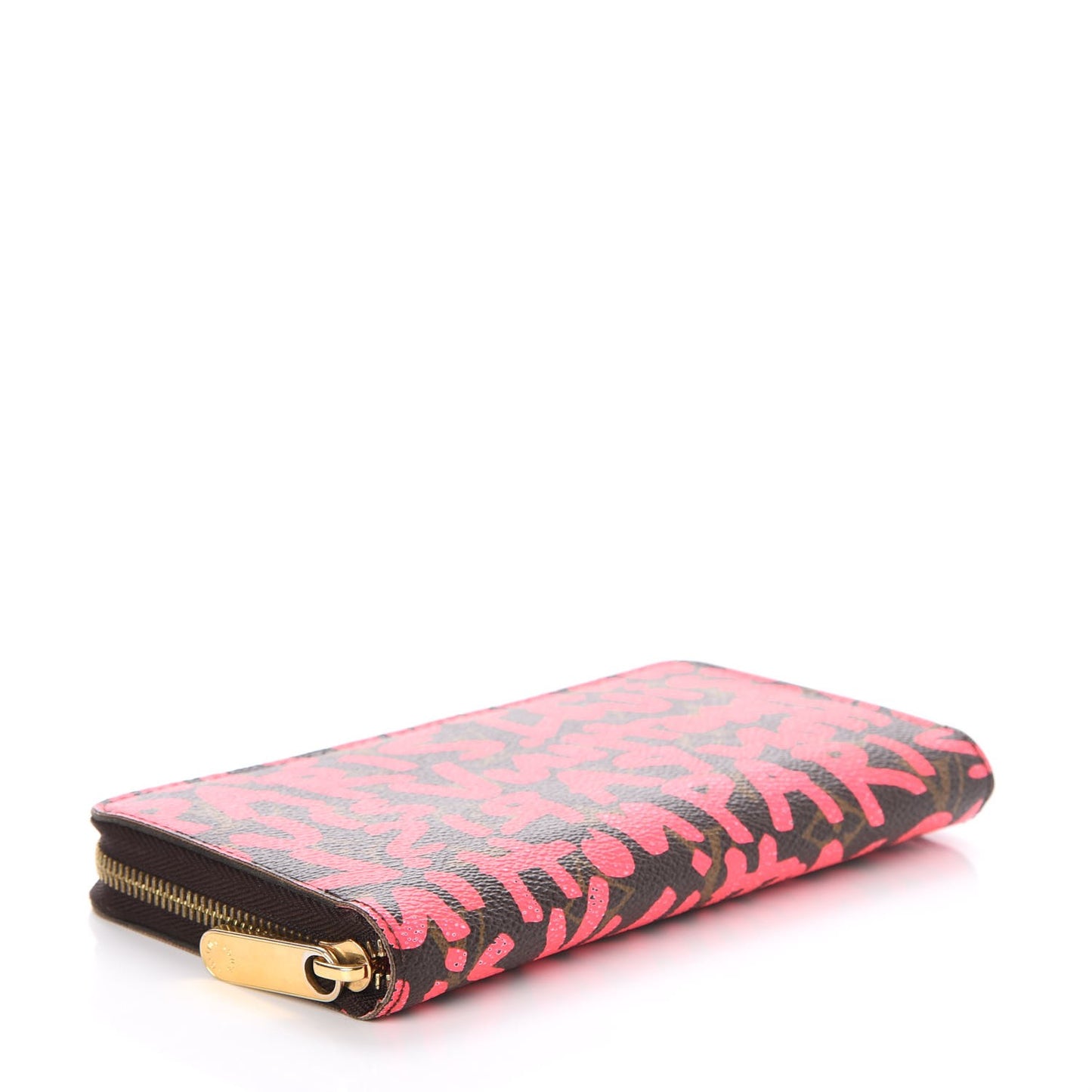 Monogram Graffiti Zippy Wallet Fuchsia