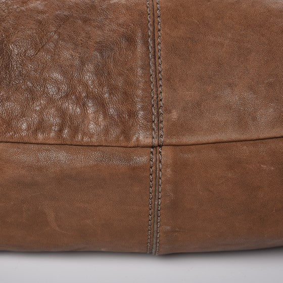 Lambskin George V Apron Bag Brown