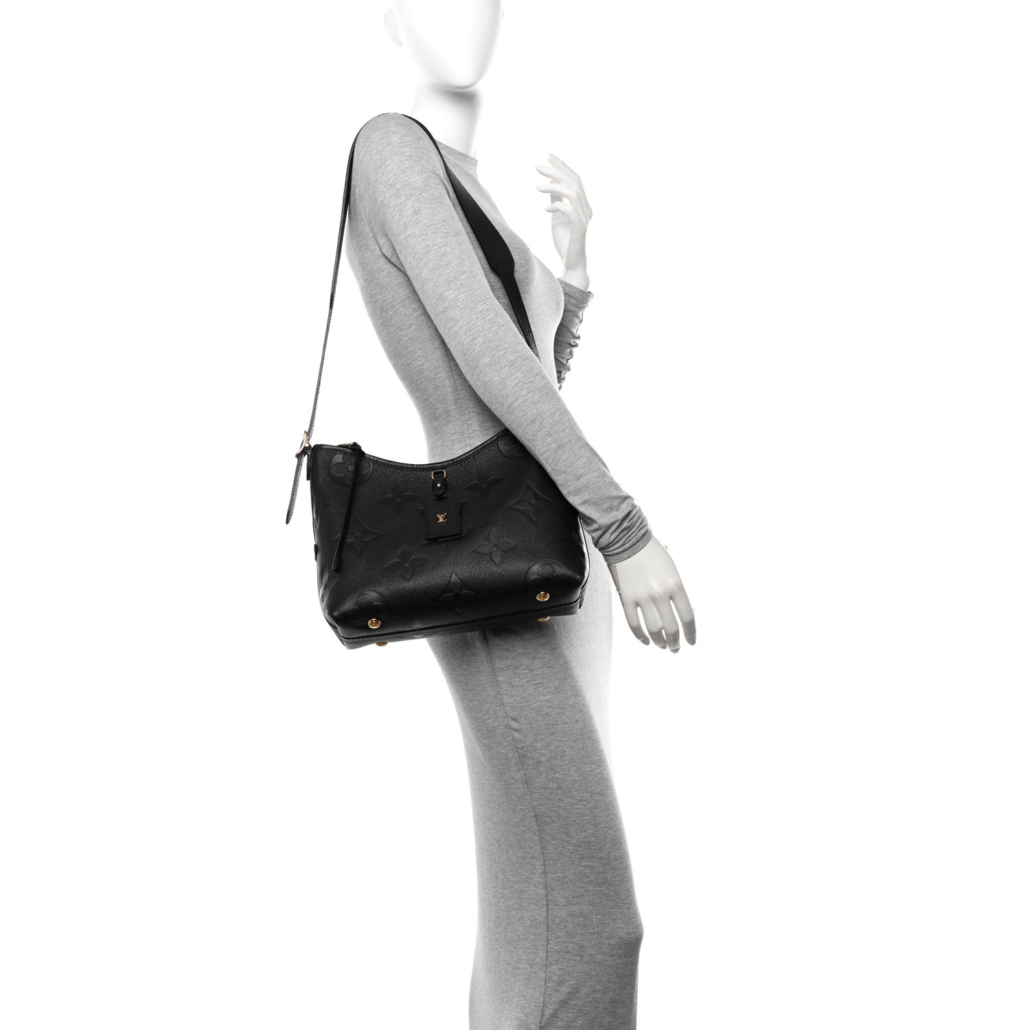 Louis Vuitton Empreinte Carryall PM Black 2 of 10