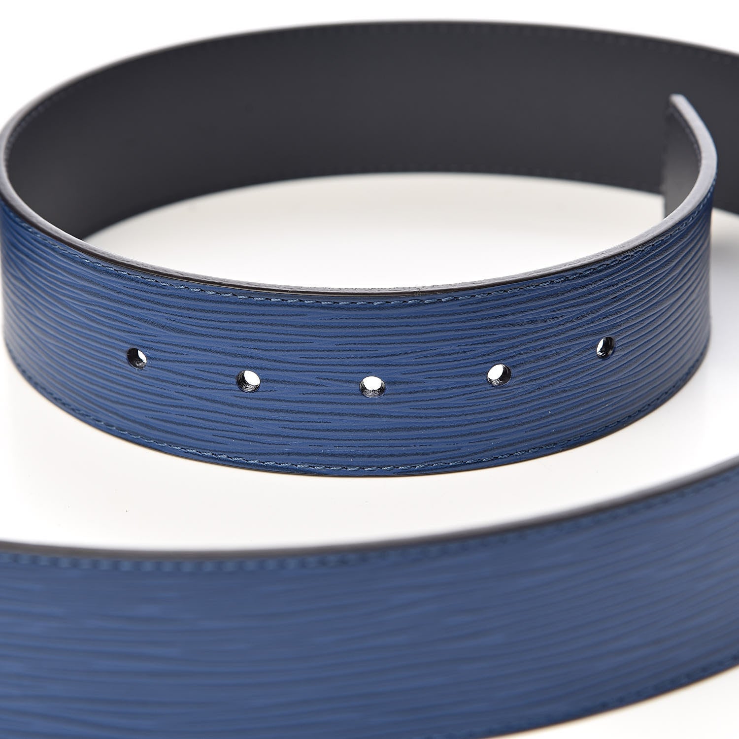 Louis Vuitton Epi 40mm LV Initiales Belt 95 38 Cyan 6 of 7