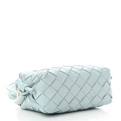 Bottega Veneta Nappa Intrecciato Candy Loop Camera Bag Teal Washed 4 of 9