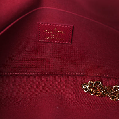 Louis Vuitton Monogram Pochette Felicie Chain Wallet Fuchsia 4 of 9
