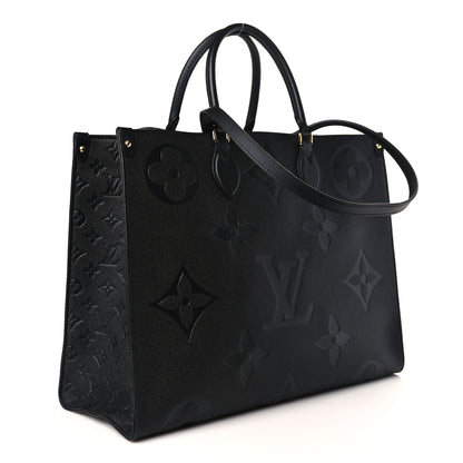 Louis Vuitton Empreinte Monogram Giant Onthego GM Black 3 of 8