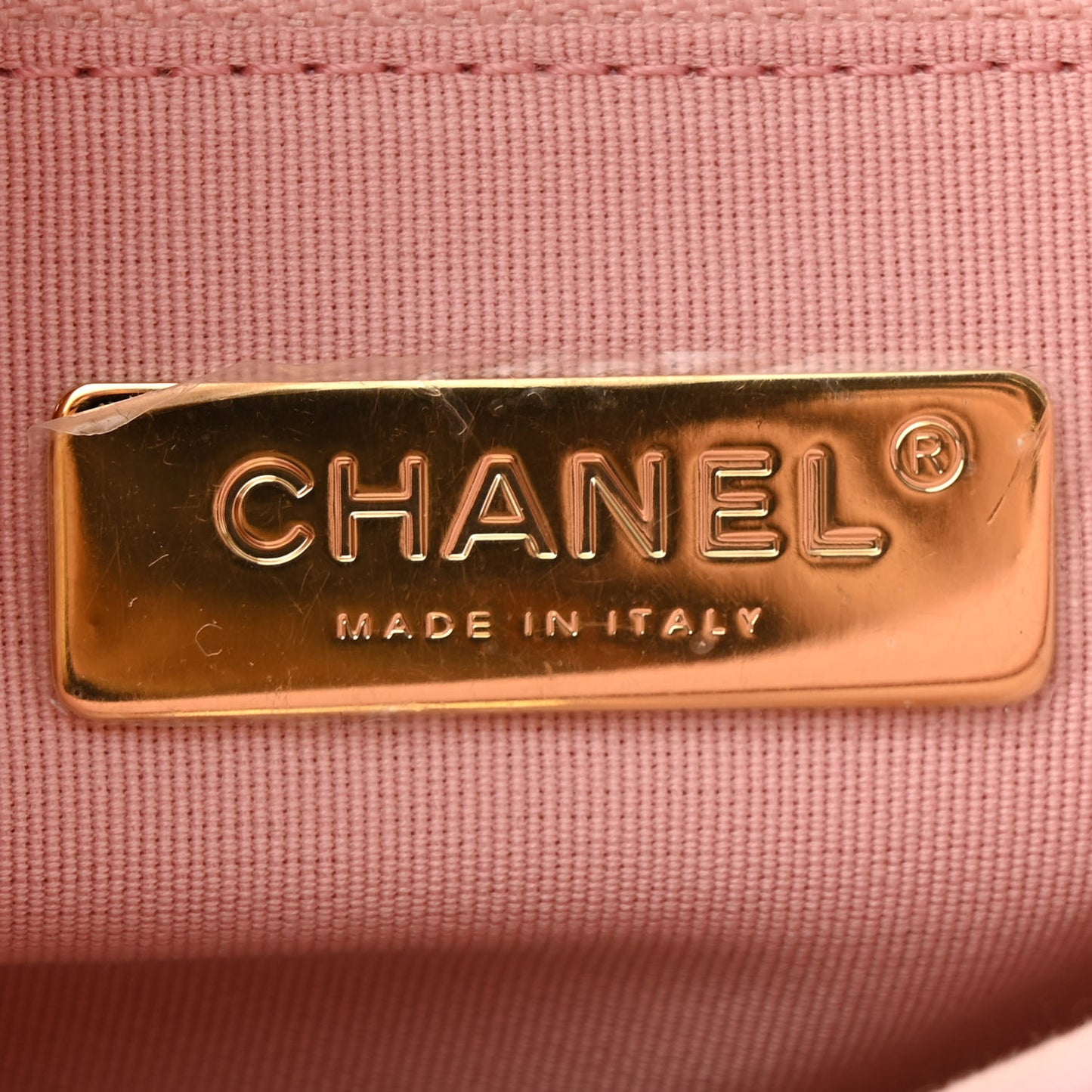 Lambskin Quilted Medium Chanel 19 Flap Light Pink