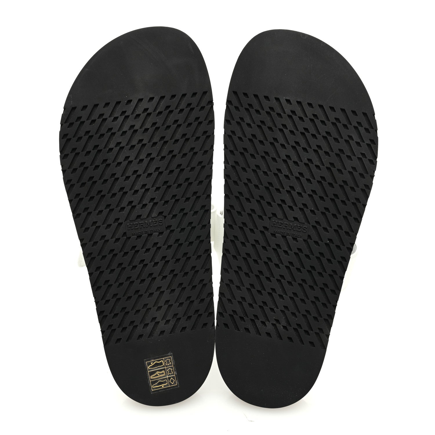 Hermes Calfskin Womens Chypre Sandals 39.5 White 4 of 8