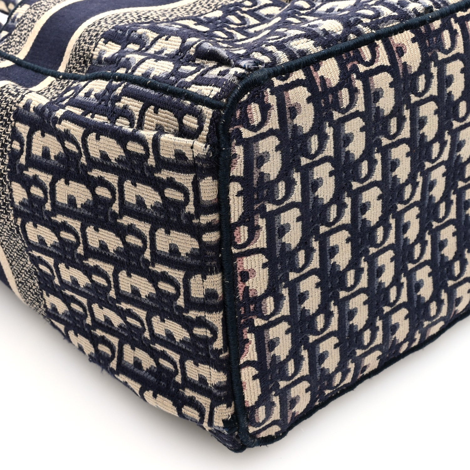 Christian Dior Oblique Catherine Tote Blue 9 of 10