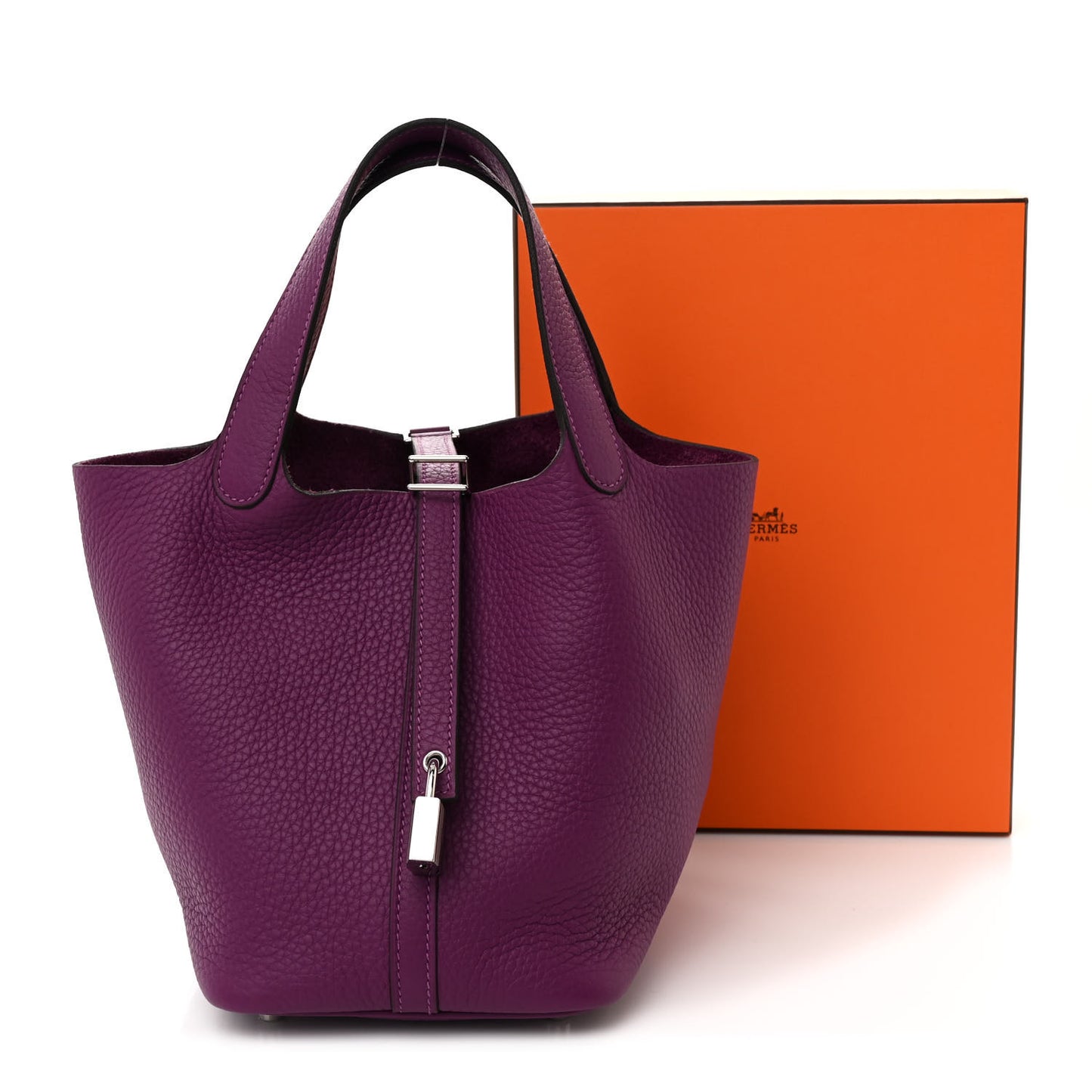 Taurillon Clemence Picotin Lock 18 PM Anemone