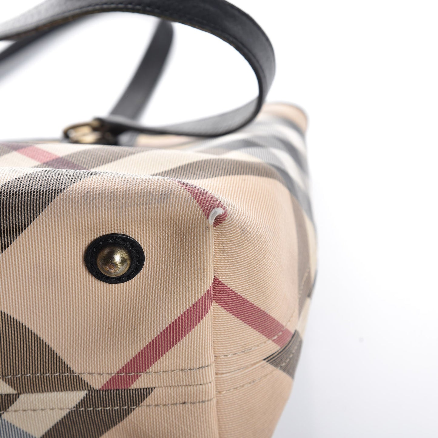 Nova Check Tote Black