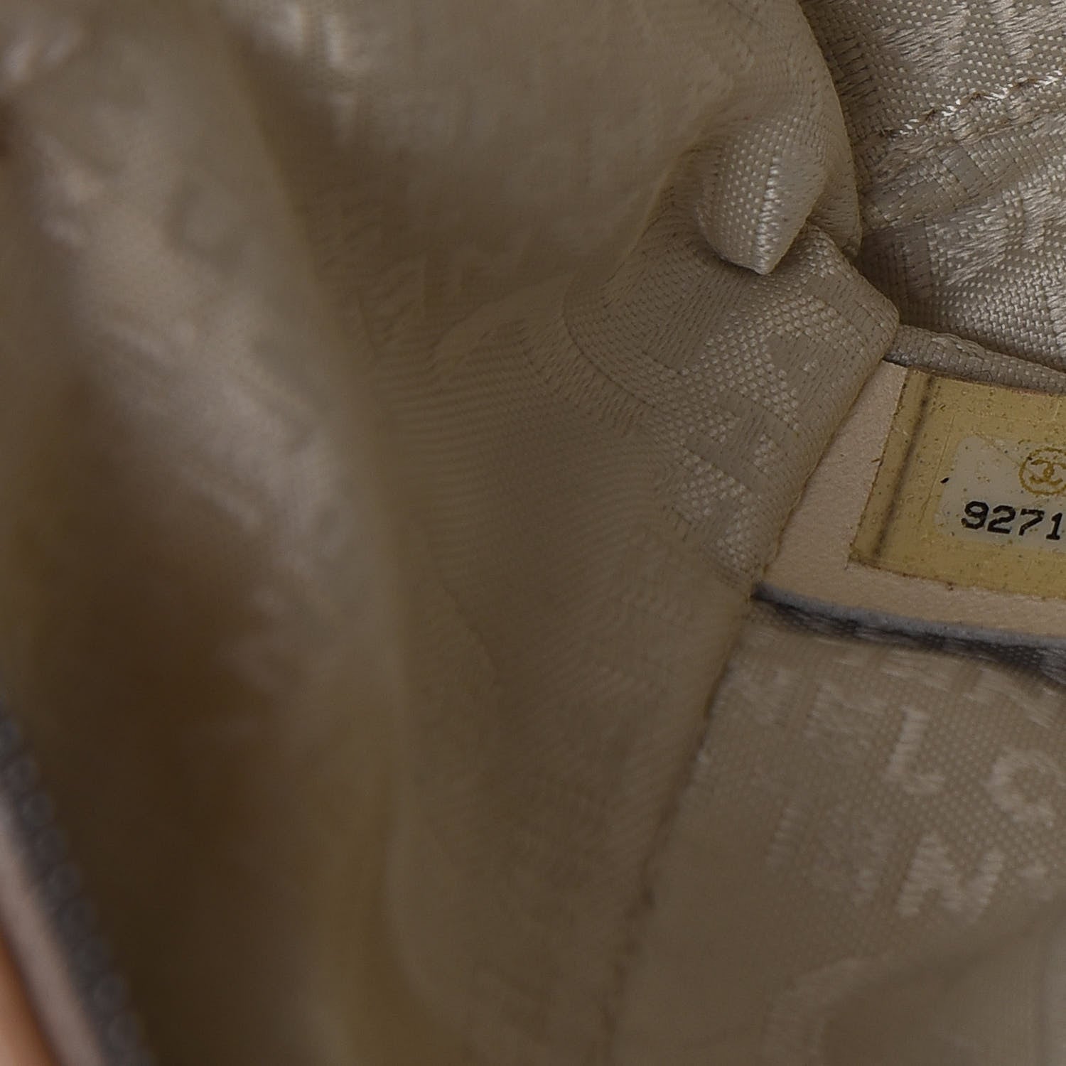 Chanel Caviar Square Stitched Tote Beige 9 of 11