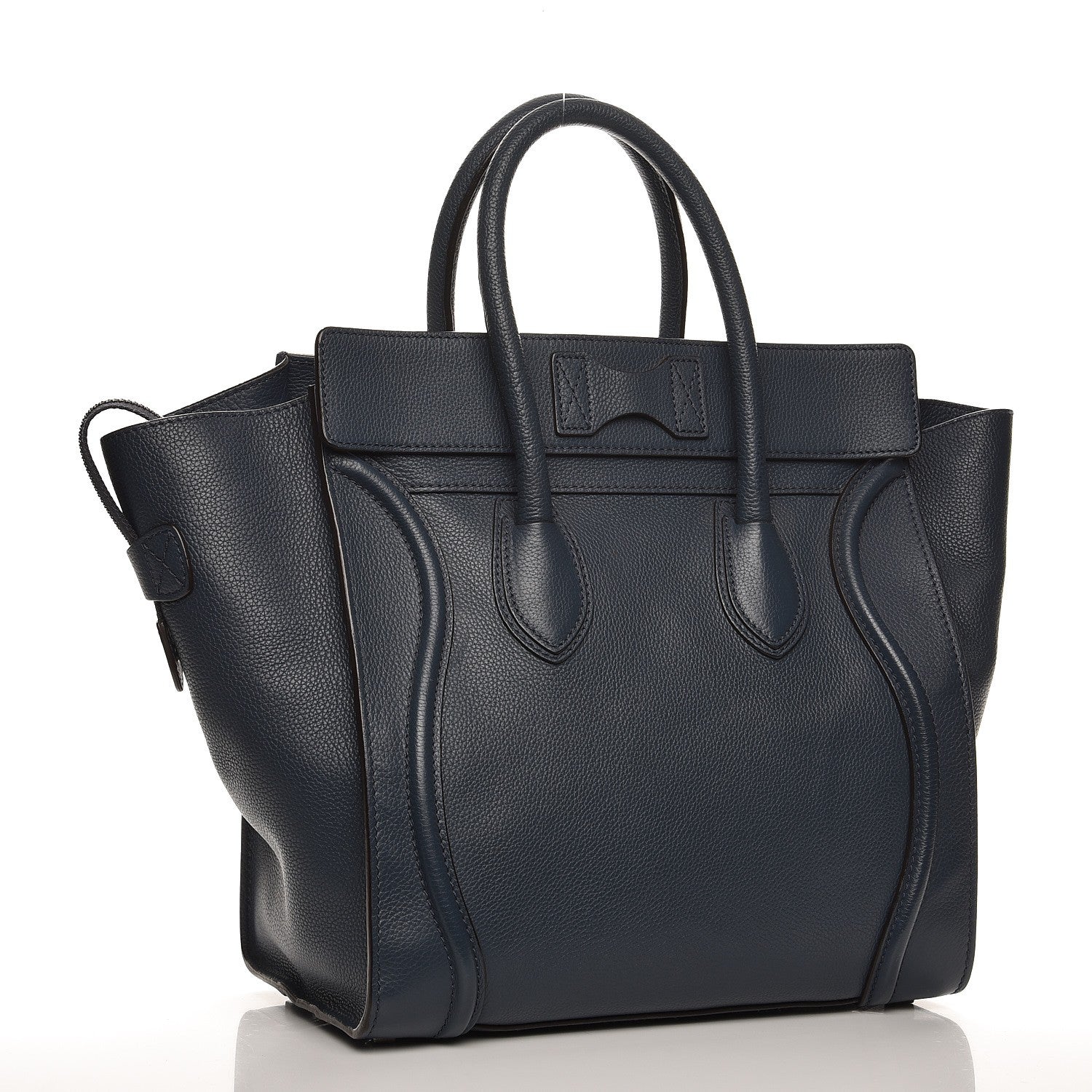 Celine Drummed Calfskin Mini Luggage Orage 3 of 12