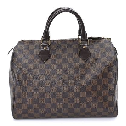 Louis Vuitton Damier Ebene Speedy 30 2 of 9
