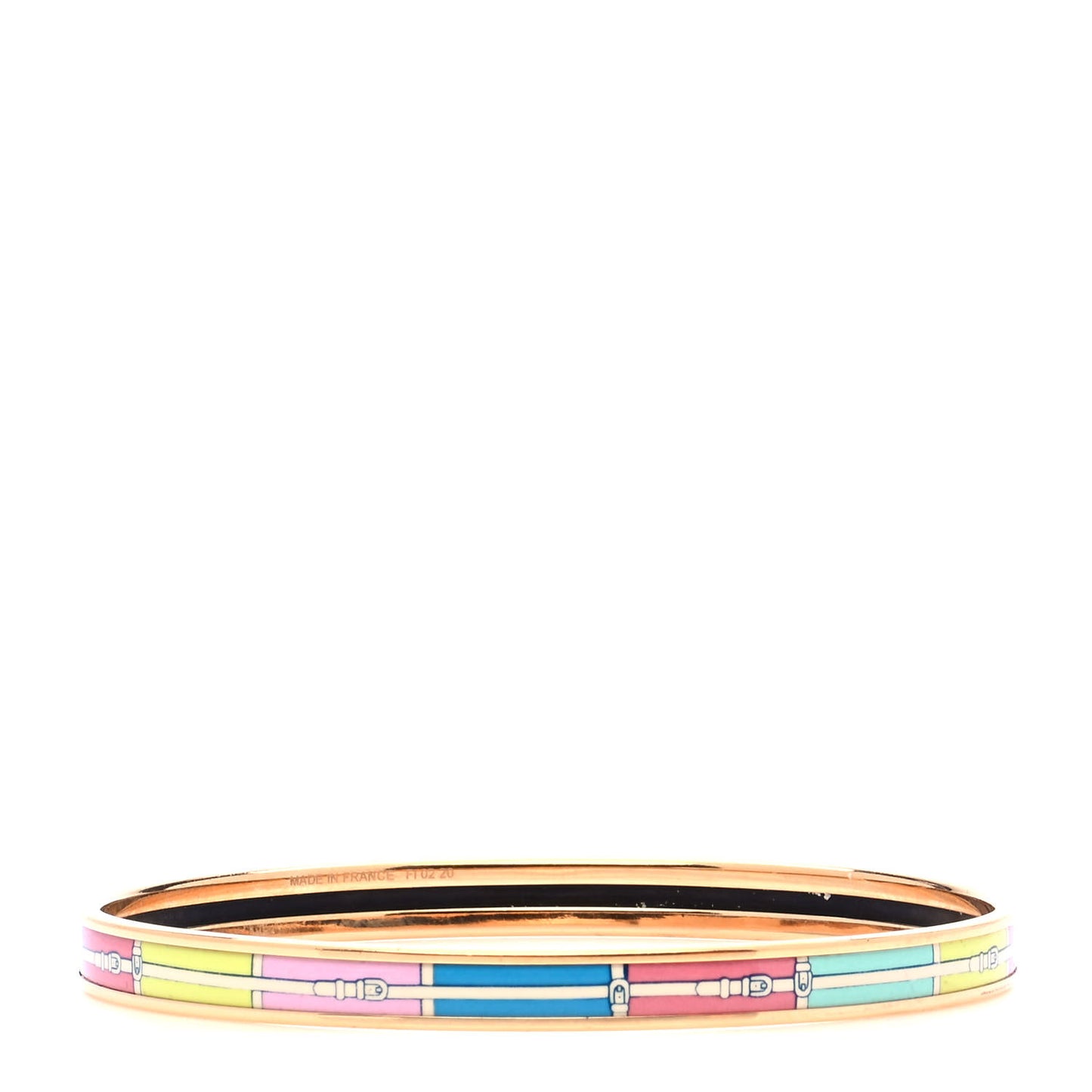 Enamel Printed Narrow Bracelet 70
