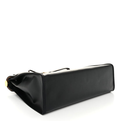 Hermes Toile H Berline Vache Hunter Herbag Zip PM 31 Black Ebene 5 of 12