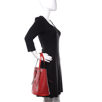 Louis Vuitton Epi Petit Bucket 23 Rouge 2 of 10