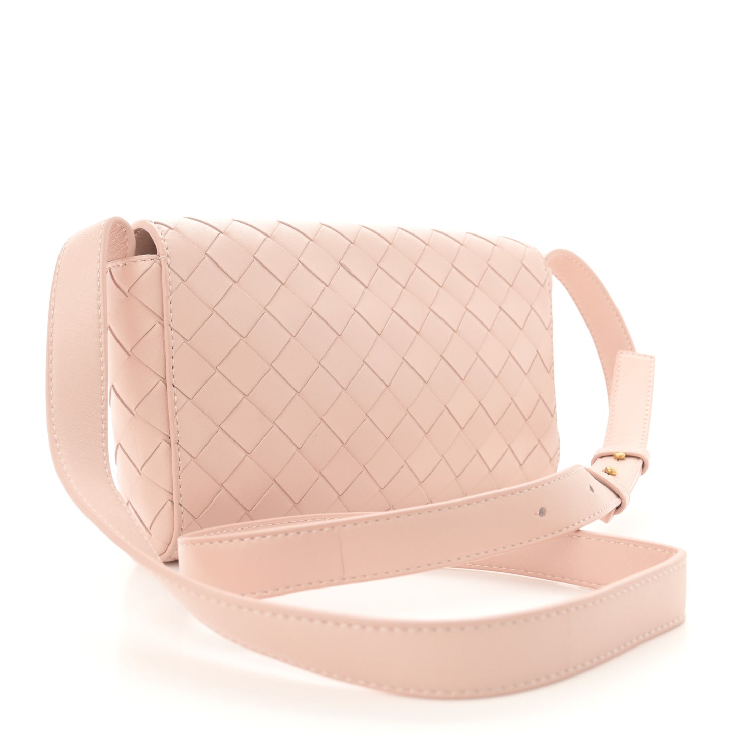 Nappa Intrecciato Mini Andiamo Crossbody Bag Lotus