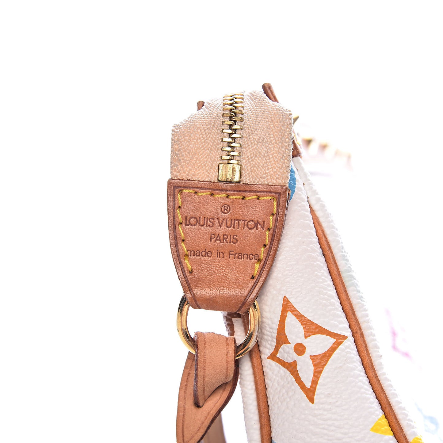 Monogram Multicolor Pochette Accessories White