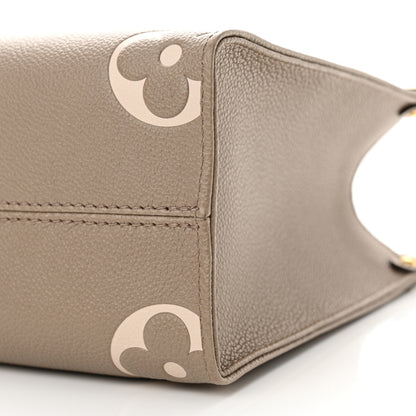 Louis Vuitton Empreinte Monogram Giant Onthego PM Tourterelle Creme 9 of 10