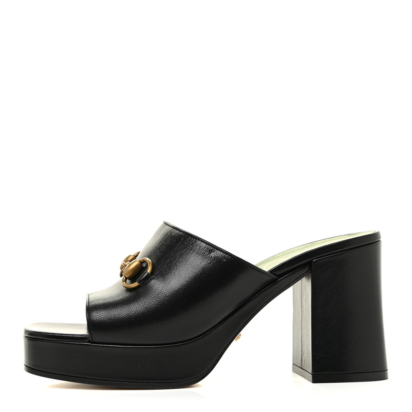 Granada Kid Houdan Platform Slide Sandals 38.5 Black