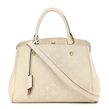 Louis Vuitton Empreinte Montaigne MM Neige 1 of 22